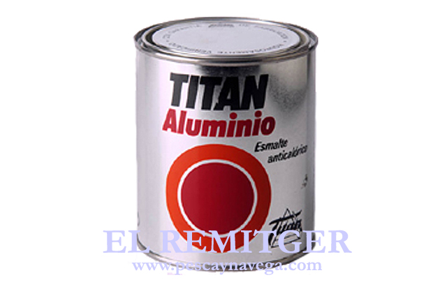 ESMALTE ANTICALRICO TITAN ALUMINIO (LATA 375 ML.)