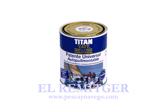 PATENTE AUTOPULIMENTABLE TITAN VELOCIDAD MEDIA (LATA 750 ML.)