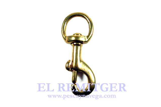 BRASS KEYRING SNAP