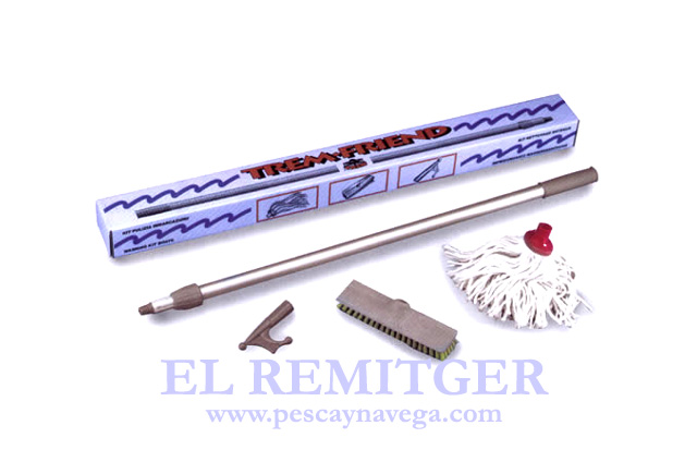 KIT LIMPIEZA TELESCOPICO+CEPILLOS (4 PIEZAS)