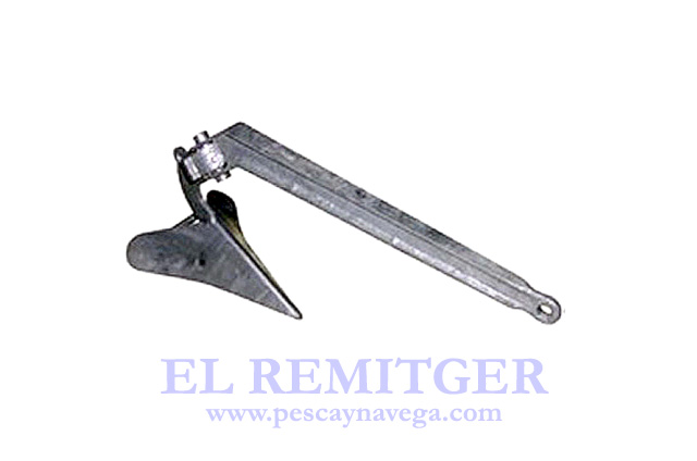 GALVANIZED PLOW ANCHOR (16 KG)