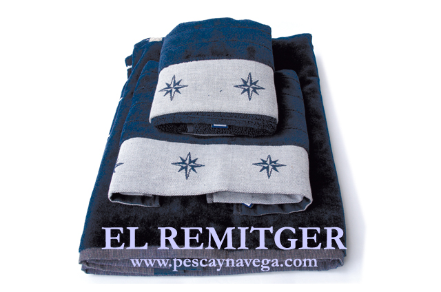 TOWEL SET FREESTYLE NAVY BLUE