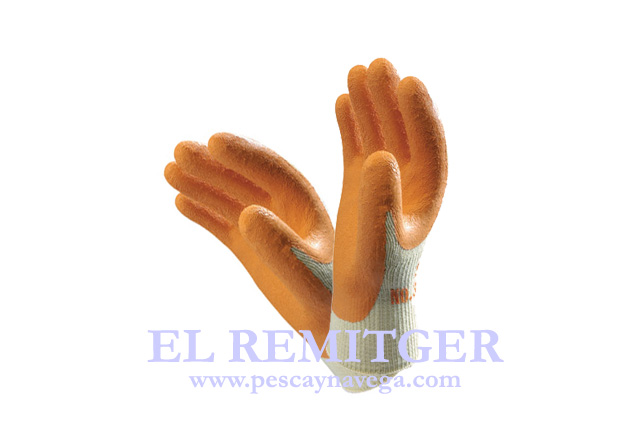 GUANTES DE CAUCHO NARANJA