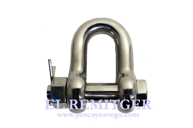 STAINLESS STRAIGHT SHACKLE WITH BOLT