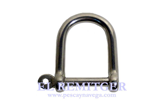 STAINLESS WIDE STRAIGHT SHACKLE