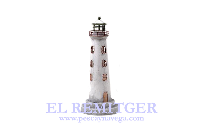 FARO DE HOJALATA CON LUZ