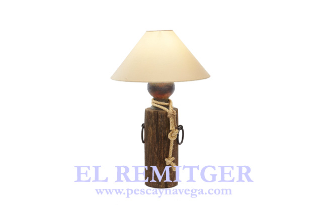 LMPARA DECORATIVA RSTICA DE MADERA