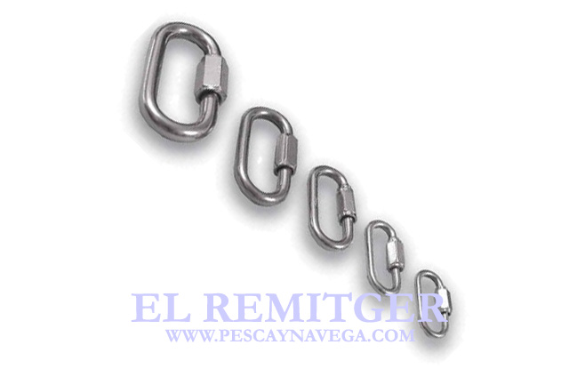 STAINLESS OVAL SHACKLE